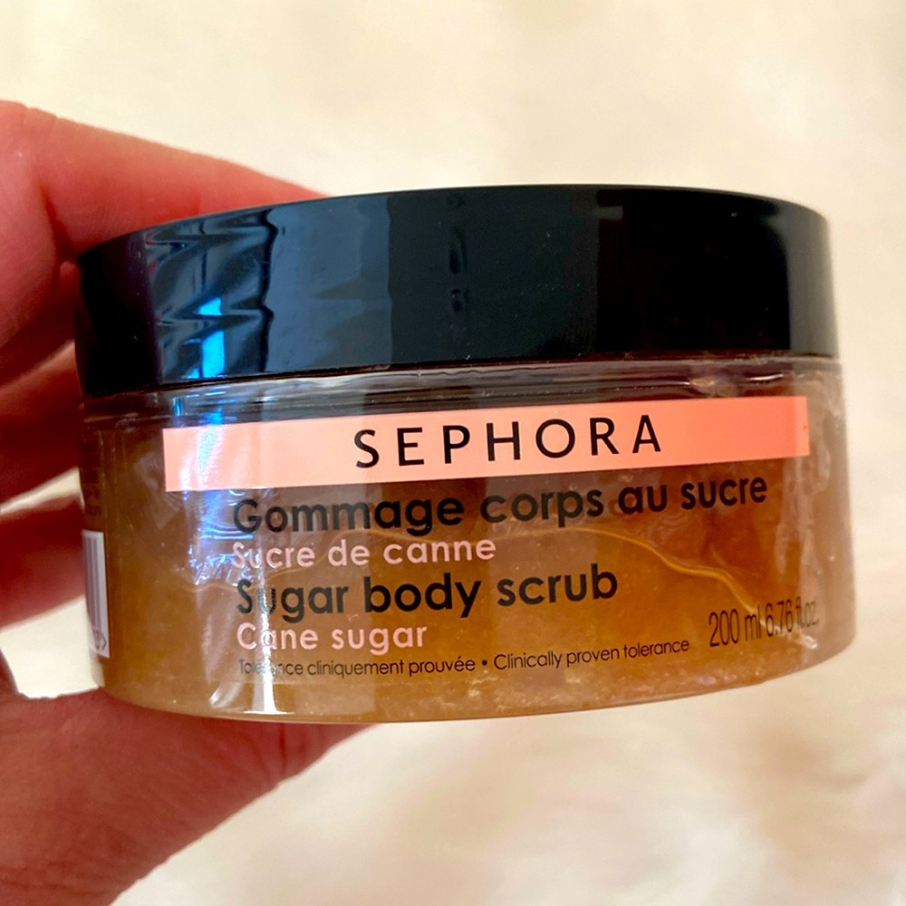 🆕 Sephora brand cane sugar body scrub
